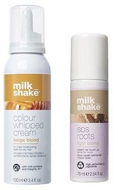 Milk Shake Sada Light Blond - Sprej na odrosty 75 ml + vyživující pěna 100 ml Dárková sada