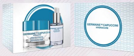 Germaine de Capuccini Hydracure Sada pro suchou pleť - Krém pro suchou pleť 50 ml sérum 30 ml Dárková sada