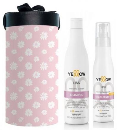 Milk Shake Spring Yellow Liss - Šampon 500 ml + liss multi-benefit 150 ml Dárková sada