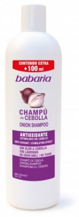 Babaria Onion Shampoo - Šampon s výtažky cibule 600 ml
