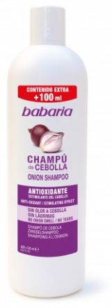 Babaria Onion Shampoo - Šampon s výtažky cibule 600 ml