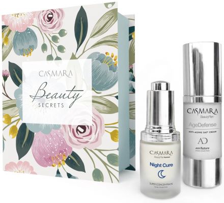 Casmara Age Defence Beauty Secrets Letní Set - Anti-agingový hydratační krém 30 ml + Super koncentrát Night Cure 15 ml Dárková sada