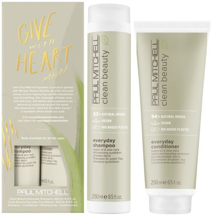 Paul Mitchell Clean Beauty Everyday Duo Vánoční sada - Šampon 250 ml + Kondicionér 250 ml Dárková sada