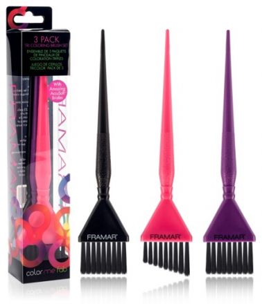 Paul Mitchell Framar 3 Piece Color Brush - Sada 3 štětců na barvení