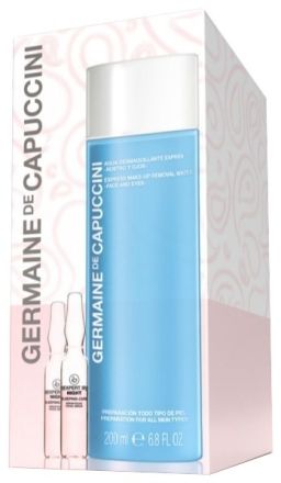 Germaine de Capuccini Timexpert SRNS Sleeping Cure Set - Ampule sleeping cure 10x2 ml + Pleťový odličovač 200 ml Dárková sada
