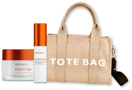 Skeyndor Power C+ Suchá Pleť Letní Sada - Energizující krém 50 ml + Antioxidační sérum 30 ml Dárková sada