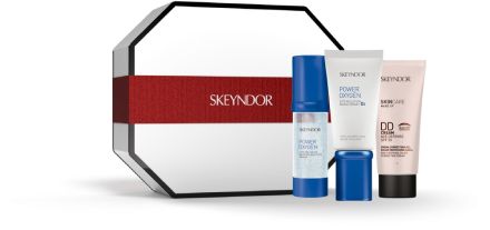 Skeyndor Power Oxygen Suchá Pleť Vánoční Sada - Krém 50 ml + sérum 30 ml + DD krém 01 40 ml Dárková sada