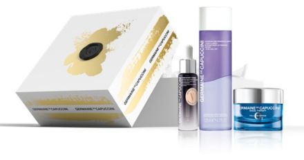 Germaine de Capuccini Excel Therapy O2 Vánoční Sada - Krém 50 ml + sérum SRNS 15 ml + dvoufázový odličovač 125 ml Dárková sada