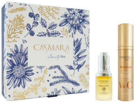 Casmara Sensations Hydra Vit-C Set - Krém 50 ml + elixír Rose D-Tox 15 ml Dárková sada