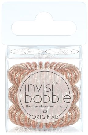 Invisibobble ORIGINAL Of Bronze And Beads - Gumička do vlasů 3 ks