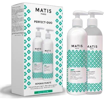 Matis Réponse Pureté Perfect Duo Set - Ochranné pleťové tonikum 400 ml + čistící gel 400 ml Dárková sada