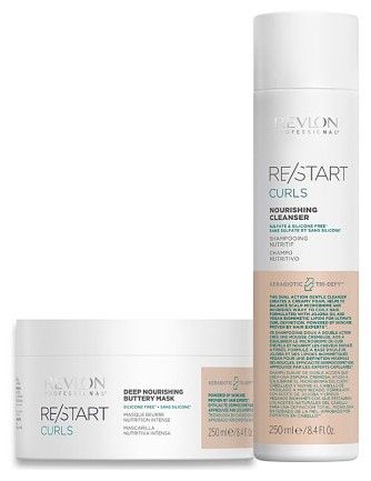 Revlon Professional Restart Curls Sada - Šampon 250 ml + maska 200 ml Dárková sada