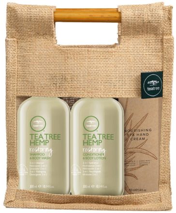 Paul Mitchell Tea Tree Hemp Jarní Set - Šampon 300 ml + kondicionér 300 ml + krém na ruce 100 ml Dárková sada