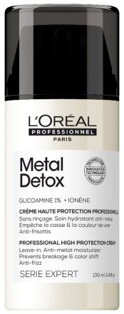 L´oréal Professionnel Serie Expert Metal Detox High Protection Cream - Ochranný bezoplachový krém na vlasy 100 ml