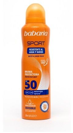 Babaria Protective Sun Mist Sport SPF50 - Speciální ochranný sprej 200 ml