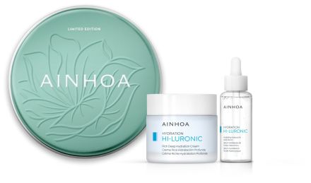 Ainhoa Hi-luronic Vánoční Sada - Hydratační krém 50 ml + sérum 50 ml Dárková sada