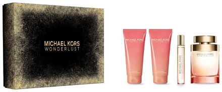 Michael Kors Wonderlust Set - EDP 100 ml + EDP 10 ml + sprchový gel 100 ml + tělové mléko 100 ml Dárková sada