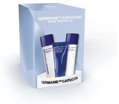 Germaine de Capuccini Excel Therapy O2 Promo Set - Pleťová maska 50 ml + tonikum 200 ml + čistící mléko 200 ml Dárková sada