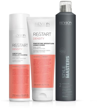 Revlon Professional Density Vánoční Set - Šampon 250 ml + kondiconér 250 ml + lak na vlasy 500 ml Dárková sada