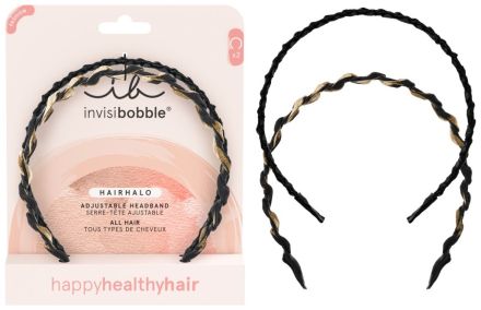 Invisibobble Hairhalo Chique and Classy - Čelenka do vlasů 2 ks