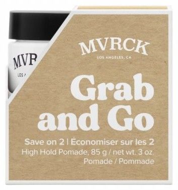Paul Mitchell Grab & Go Mvrck High Hold Pomade - Pomáda na bázi vody 2 x 85 g Dárková sada