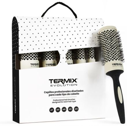 Termix Evolution Soft Round Hair Brushes Pack - Sada kulatých kartáčů pro jemné vlasy