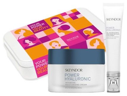 Skeyndor Power Hyaluronic Letní Set - Emulze 50 ml + chladivý oční krém 15 ml + emulze 25 ml + emulze 15 ml Dárková sada