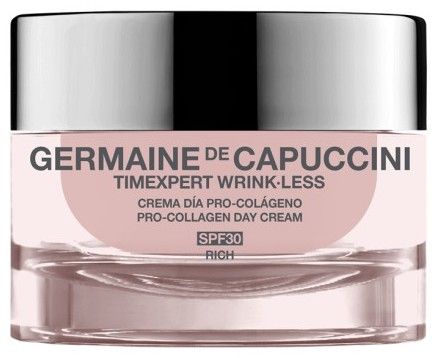 Germaine de Capuccini Timexpert Wrink Less Pro-collagen Cream Rich SPF30 - Denní kolagenový krém proti vráskám pro suchou pleť 50 ml