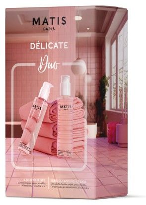 Matis Delicate Set Duo Soft Reset - Čistící mléko 200 ml + lehká květinová voda 200 ml Dárková sada