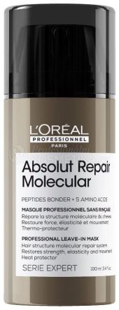 L´oréal Professionnel Absolut Repair Molecular Masque - Bezoplachová maska pro poškozené vlasy 50 ml