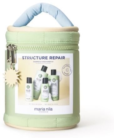 Maria Nila Beauty Bag 2026 Structure Repair Set - Šampon 350 ml + kondicionér 300 ml + šampon 100 ml + kondicionér 100 ml Dárková sada