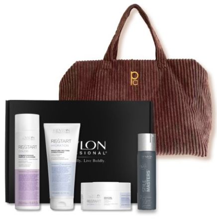 Revlon Professional Color Blonde Vánoční Set - Šampon pro blond vlasy 250 ml + kondicionér 200 ml + maska 250 ml + lak na vlasy 75 ml Dárková sada