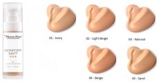 Pierre René Comfort Matt Foundation Professional - Vyrovnávací make-up č. 02 Light Beige 30 ml