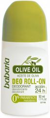 Babaria Olive Deodorant Roll-On - Kuličkový deodorant roll-on pro citlivou pokožku 50 ml