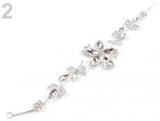 Štrasová ozdoba do vlasů 2 1ks