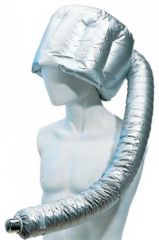 Fénovací sušící helma UFO Stříbrná