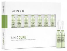 Skeyndor Uniq Cure Mattifying Pore Refiner Concentrate - Koncetrát pro zmatnění a zmenšení pórů 7 x 2 ml