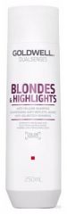 Goldwell Dualsenses Blondes Highlights Anti-yellow Shampoo - Šampon pro blond vlasy neutralizující žluté tóny 250 ml