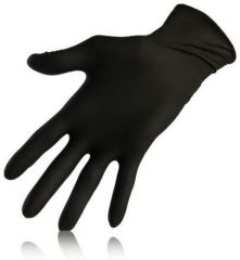Labor Pro Jednorázové nitrilové rukavice černé M 1 pár