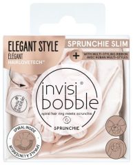 Invisibobble SPRUNCHIE SLIM Ballerina Bow - Gumička do vlasů Růžová 2 ks
