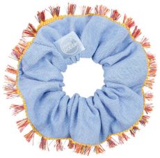 Invisibobble SPRUNCHIE Flores & Bloom Hola Lola - Gumička do vlasů Modrá 1 ks