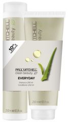 Paul Mitchell Clean Beauty Everyday Duo Vánoční sada - Šampon 250 ml + Kondicionér 250 ml Dárková sada