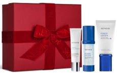 Skeyndor Power Oxygen Vánoční Set - Revitalizační Gel-krém pro smíšenou až mastnou pleť 50 ml + Detoxikační pleťové sérum 30 ml + chladivý oční krém 15ml Dárková sada