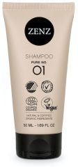 Zenz Organic Shampoo Pure no. 01 - Antialergenní šampon pro všechny typy vlasů 50 ml Cestovní balení