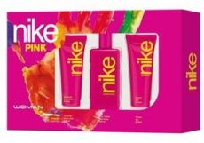 Nike Pink Woman set - EDT 100 ml + sprchový gel 75 ml + tělové mléko 75 ml Dárková sada