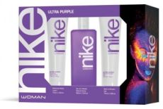 Nike Ultra Purple Woman set - EDT 100 ml + sprchový gel 75 ml + tělové mléko 75 ml Dárková sada