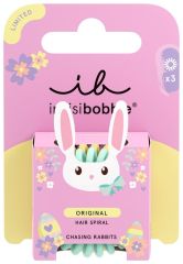 Invisibobble Original Easter Chasing Rabbits - Gumička do vlasů 3 ks