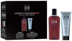 American Crew Perfect Your Regimen Set - Šampon 3 v1 250 ml + fiber krém 100 ml Dárková sada