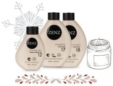 Zenz Organic Cactus Vánoční Set - Šampon No. 17 250 ml + kondicionér No 18 250 ml + stylingový gel No 12 130 ml Dárková sada