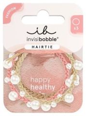 Invisibobble HAIRTIE Princess Pearl - Gumička do vlasů 3 ks